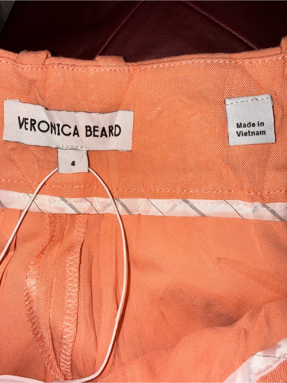 Veronica Beard Coral High-Rise Tailored Shorts - Picture 3 of 7